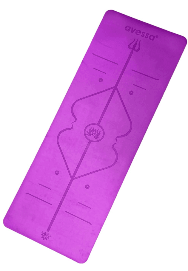 Kauçuk Yoga Mat Mor